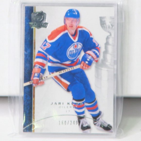 Jari Kurri Upper Deck THE CUP HOCKEY 2008/09 Card #4 - 2 160/249 Edmonton Oilers - Picture 1 of 4
